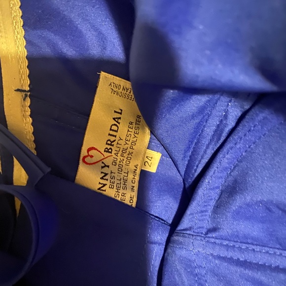 Royal Blue Grad Dress - Picture 3 of 3